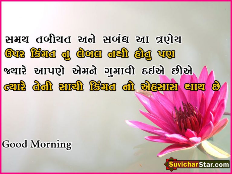 Good Morning Gujarati Suvichar 04