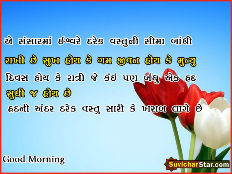 good morning gujarati suvichar03