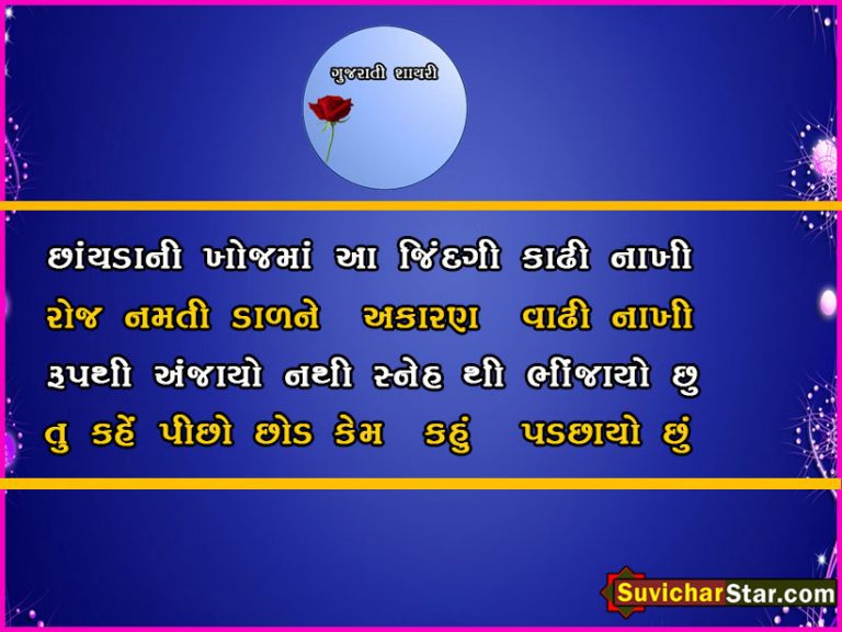 gujarati shayari